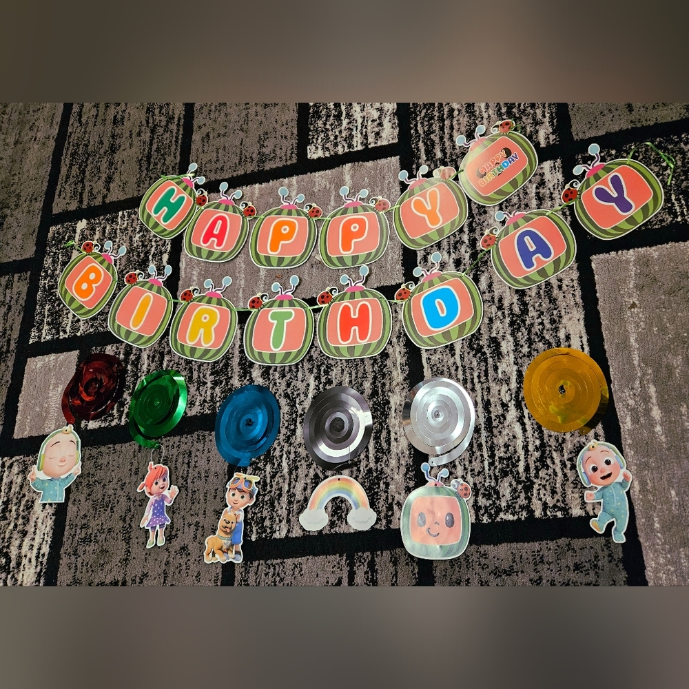 Cocomelon birthday decorations